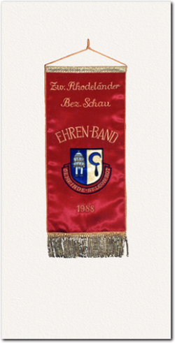 Fahnenschleife Ehrenband