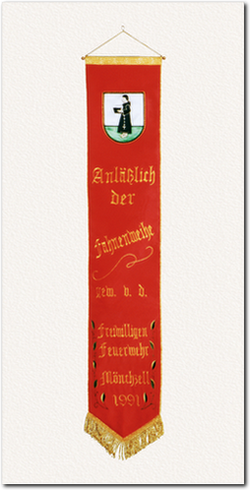 Fahnenschleife Fahnenweihe