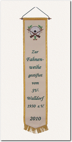 Fahnenschleife Fahnenweihe